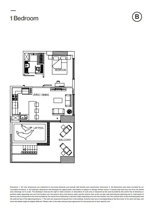 Floor plan for Type B