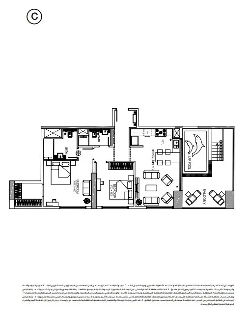 Floor plan for Type C