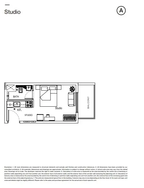 Floor plan for Type A