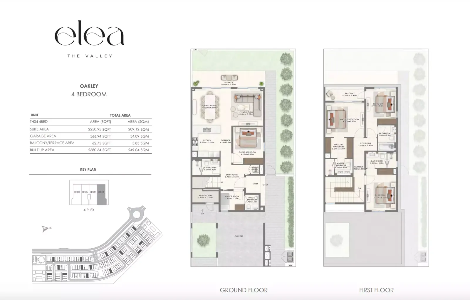 Floor plan for OAKLEY 2
