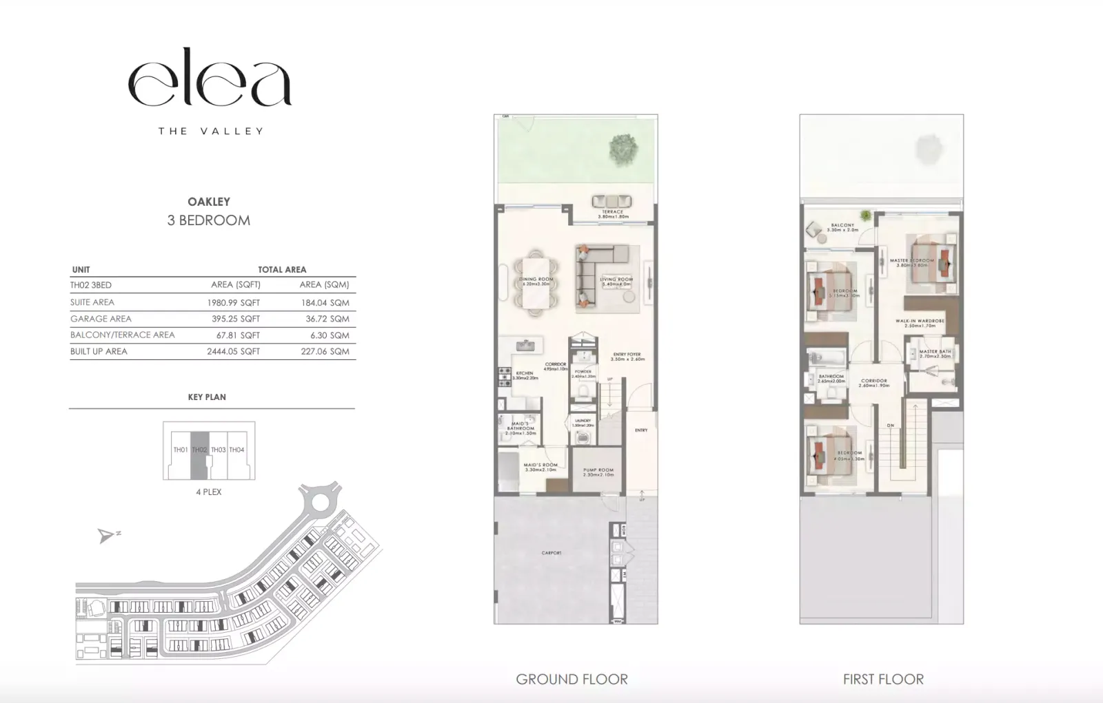 Floor plan for OAKLEY 1