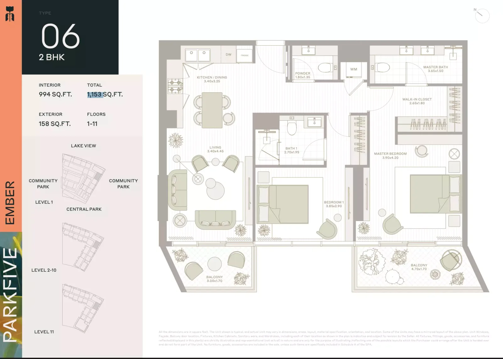 Floor plan for Type 06