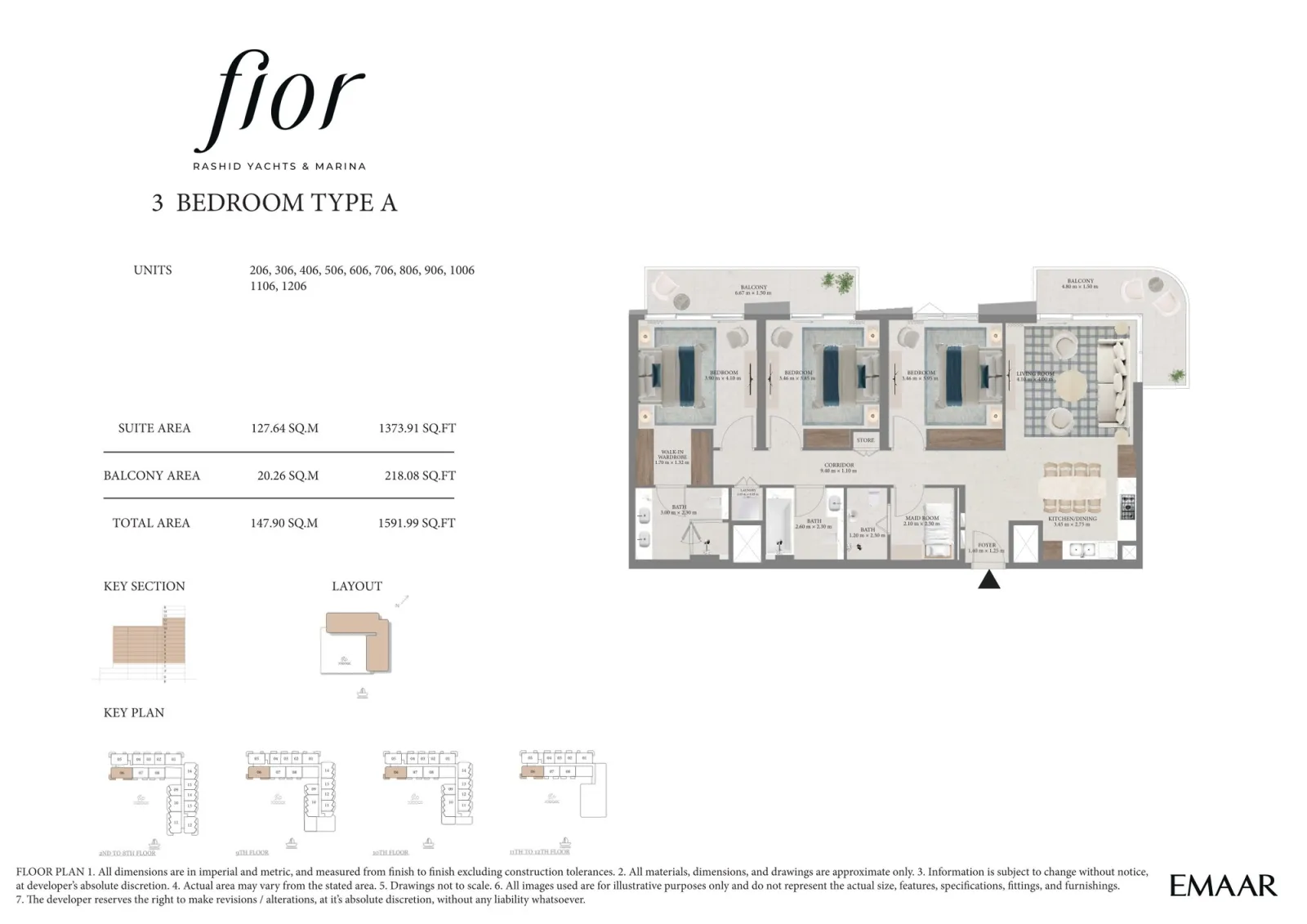 Floor plan for Type A
