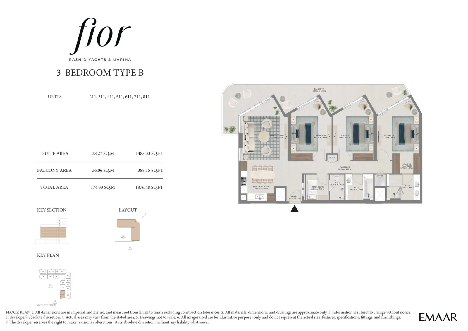 Floor plan for Type B