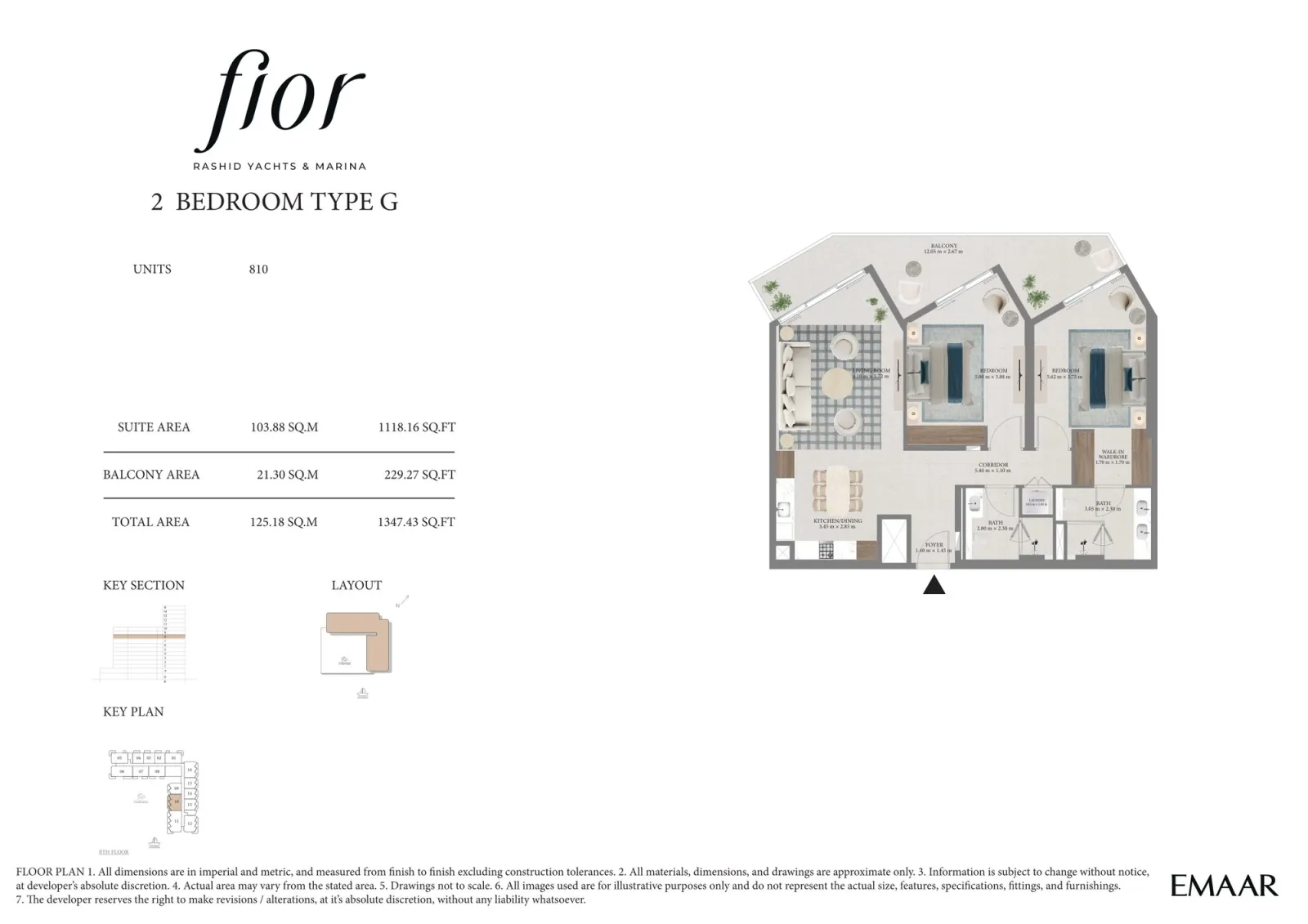 Floor plan for Type G