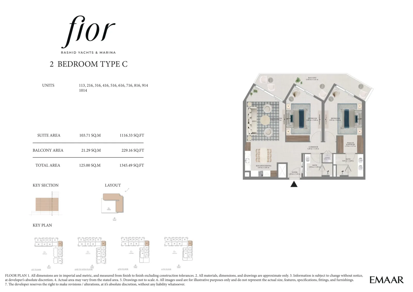 Floor plan for Type C