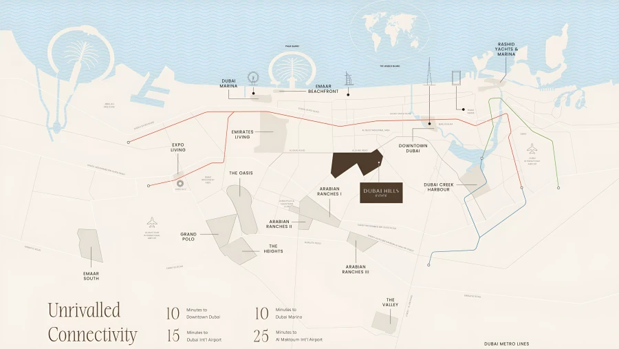 Rosehill by Emaar master plan