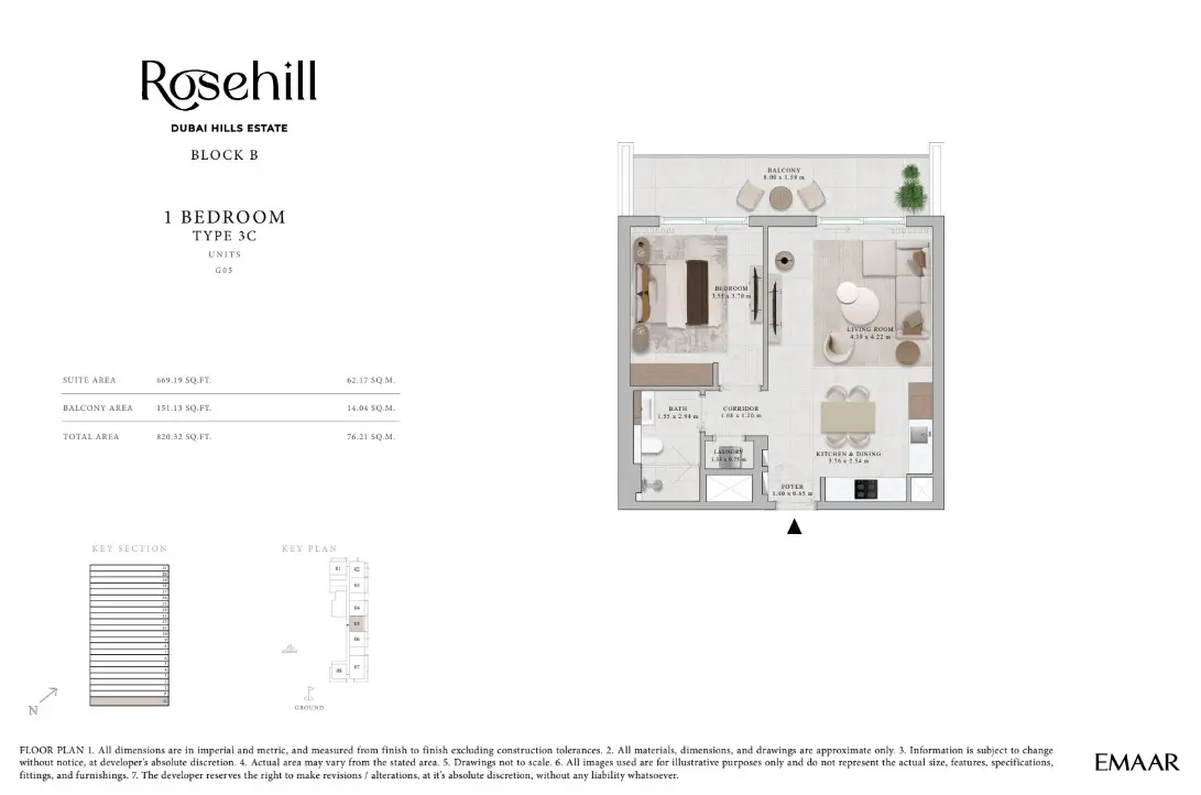 Floor plan for Type 3C