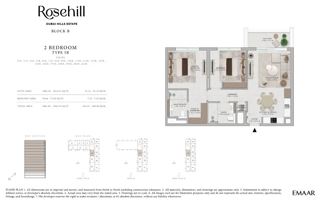 Floor plan for Type 5B