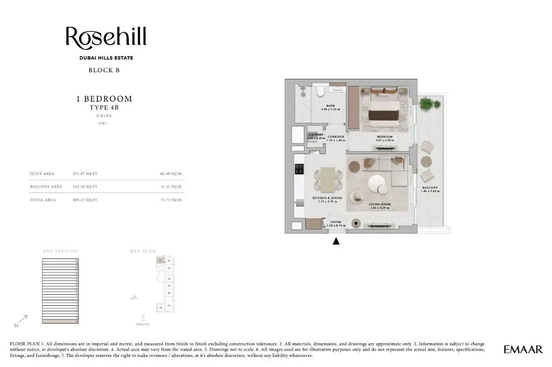Floor plan for Type 4B