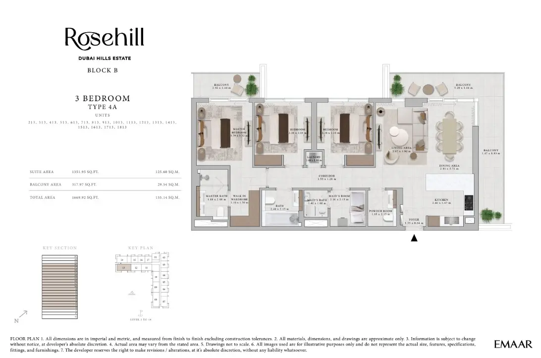 Floor plan for Type 4A