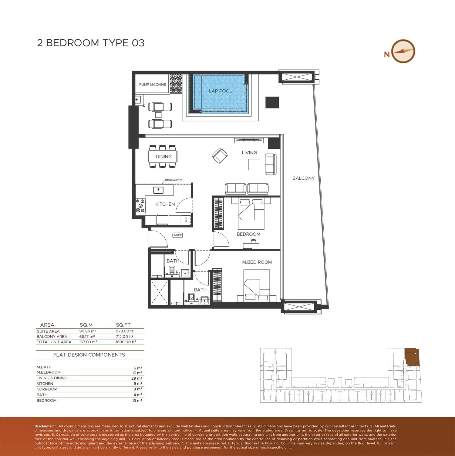 Floor plan for Type 03