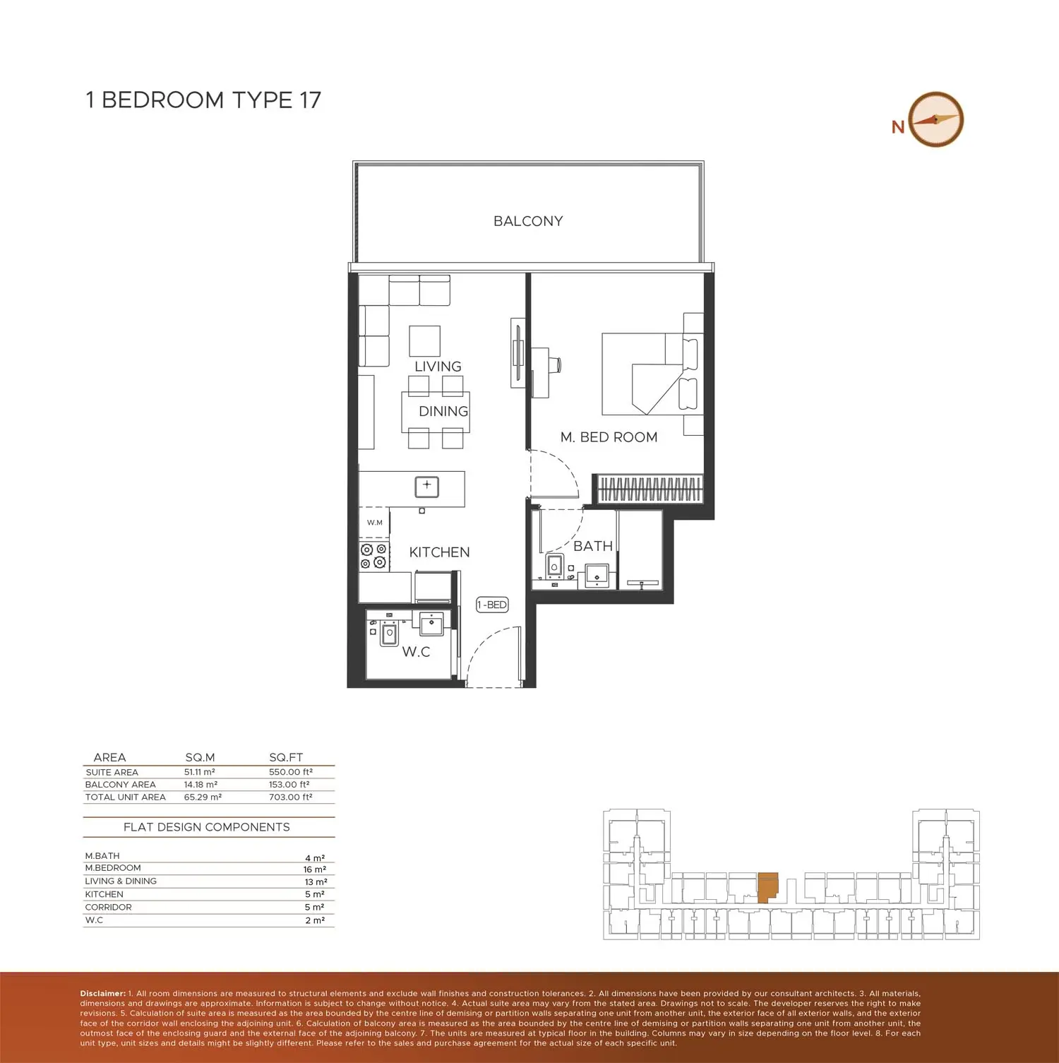 Floor plan for Type 17