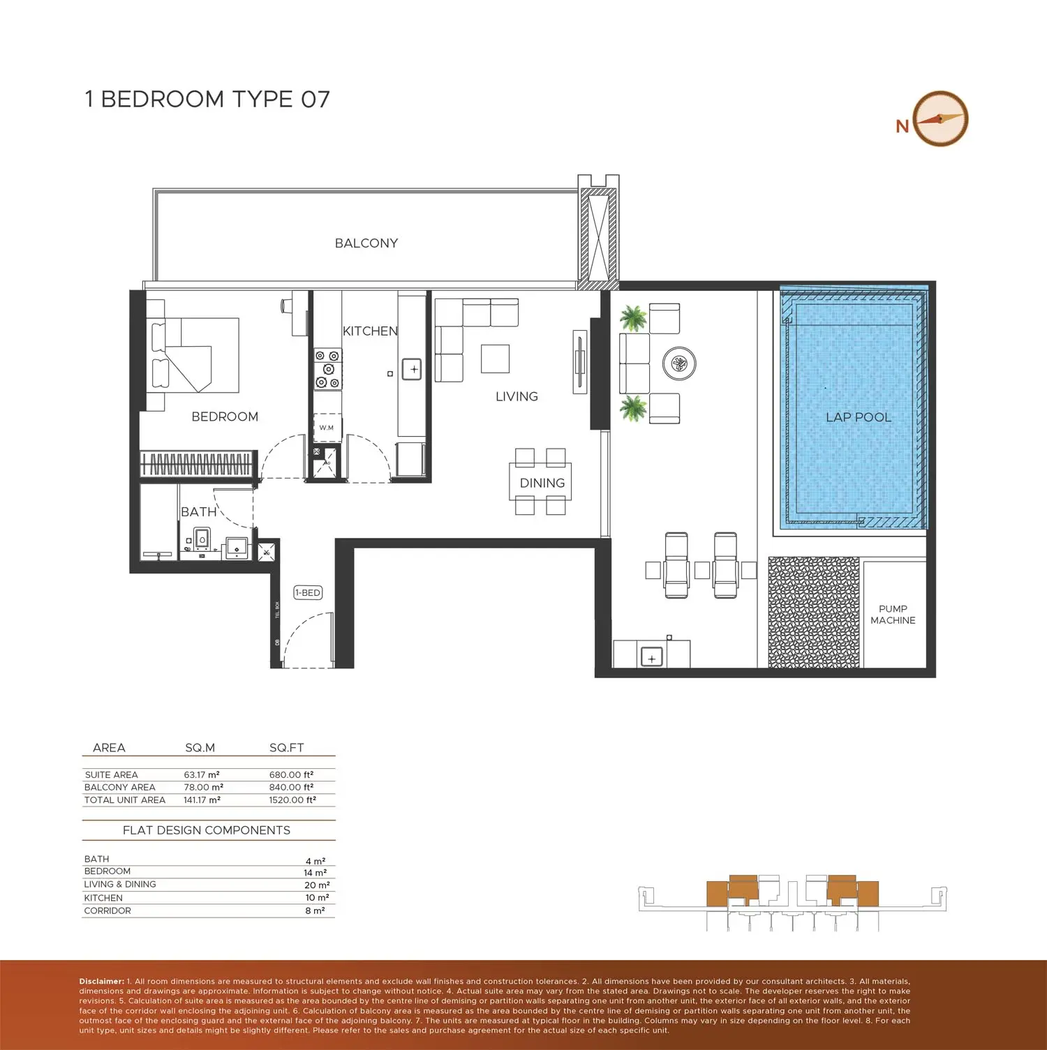 Floor plan for Type 07