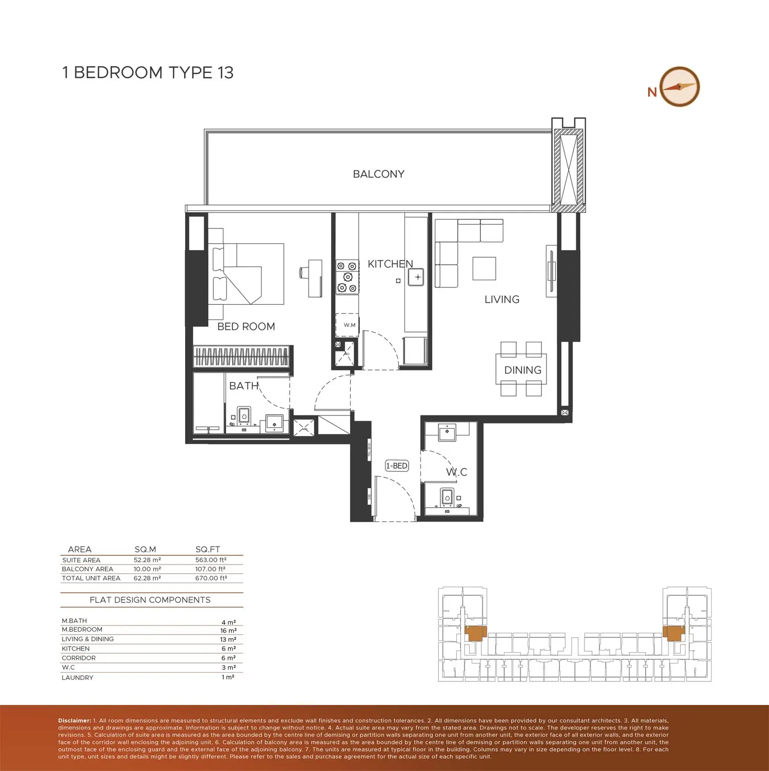 Floor plan for Type 13