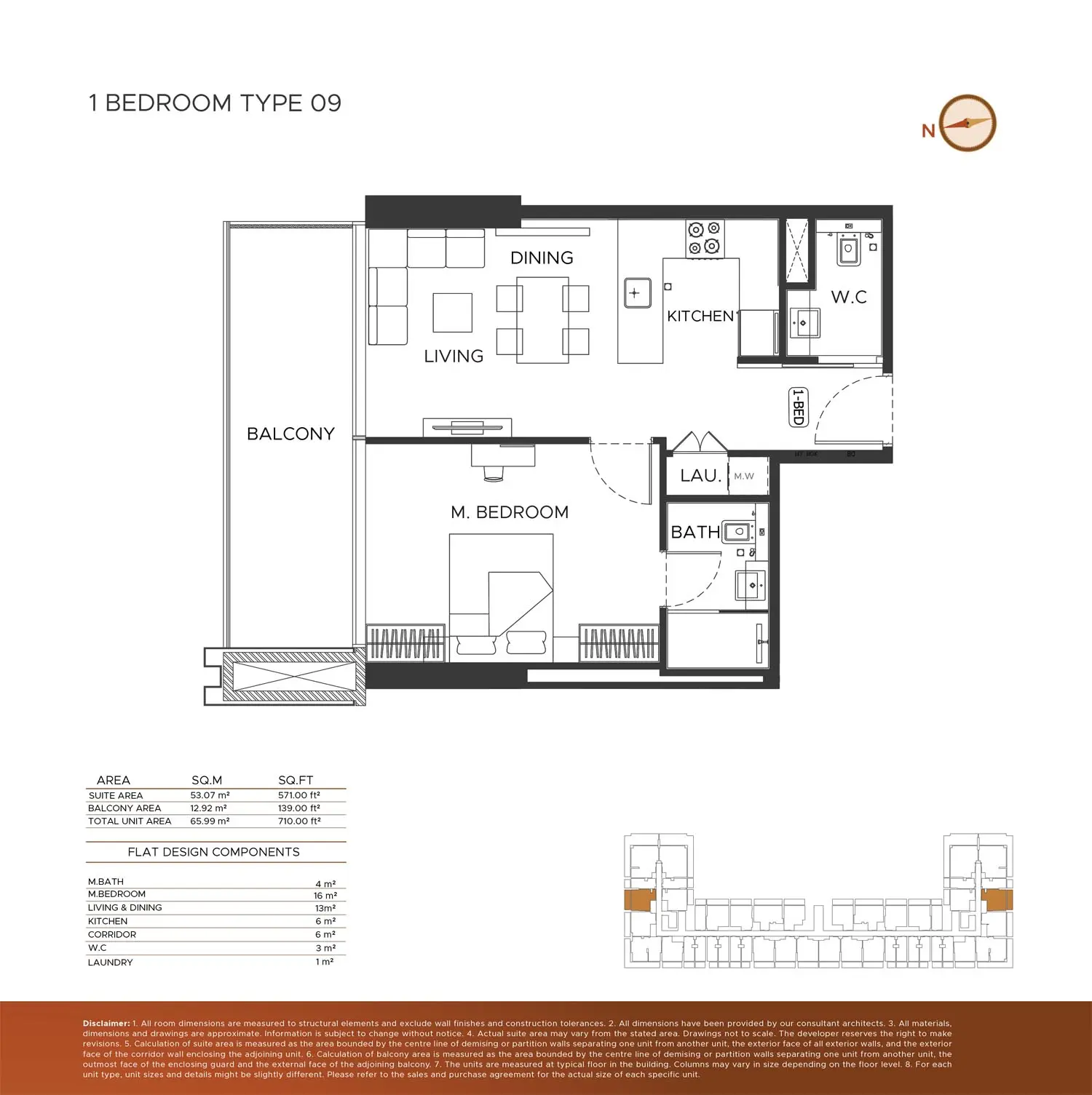 Floor plan for Type 09