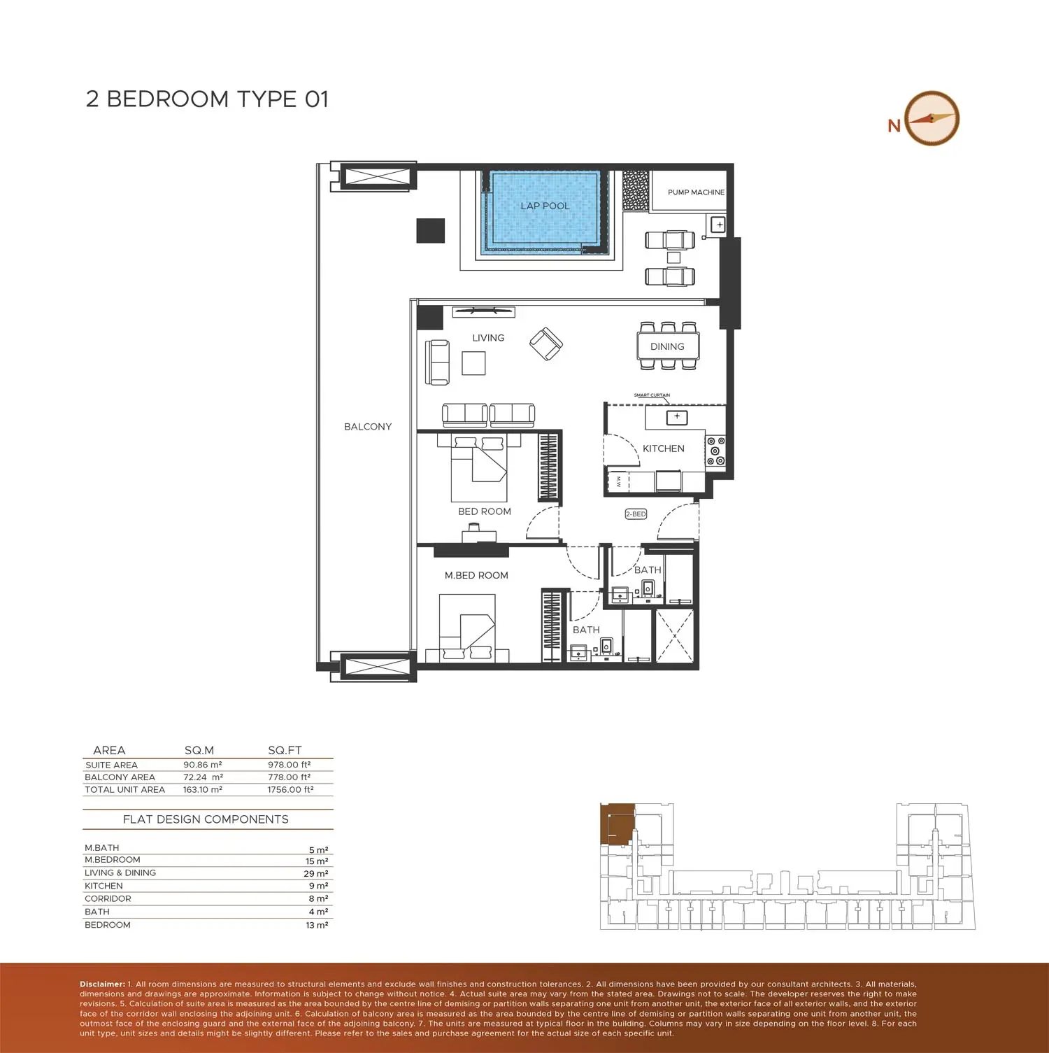 Floor plan for Type 01
