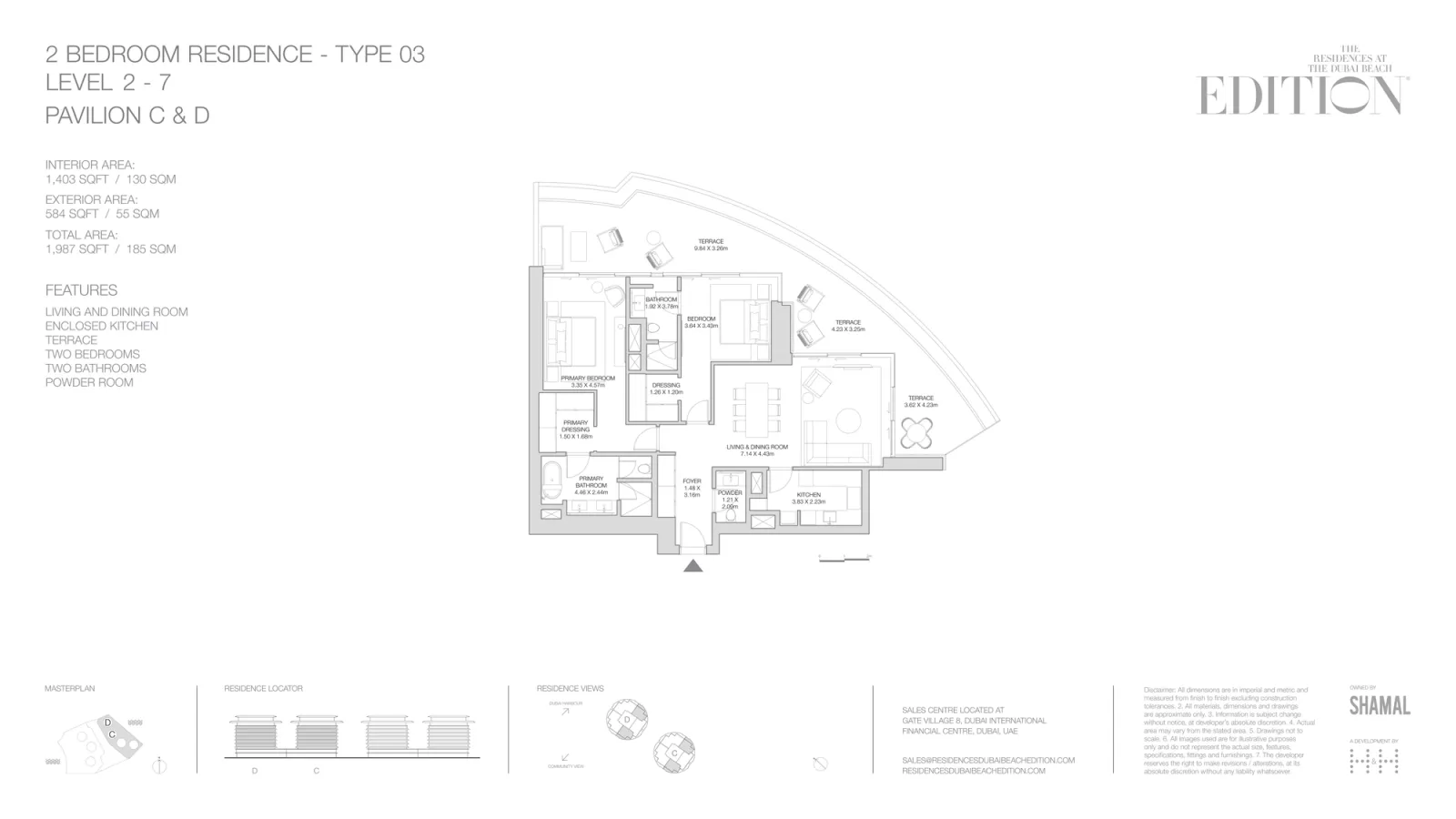 Floor plan for Type 03