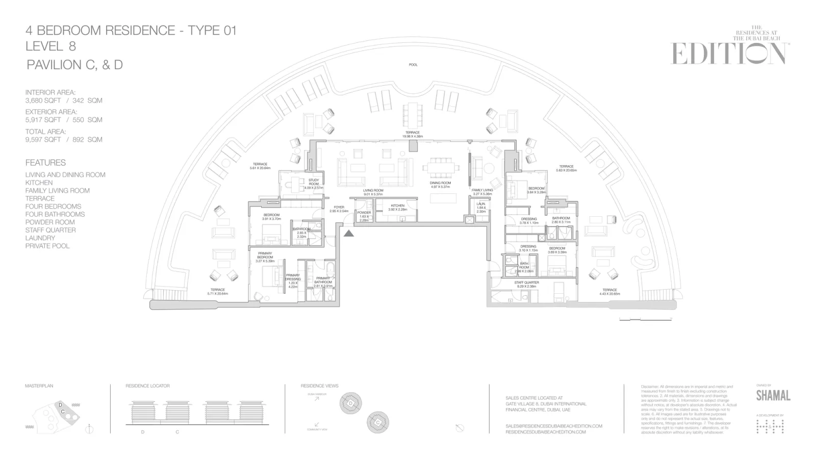 Floor plan for Type 01