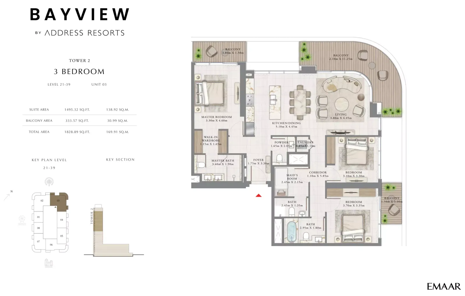 Floor plan for Type 03