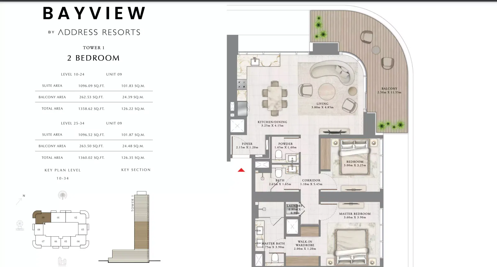 Floor plan for Type 09