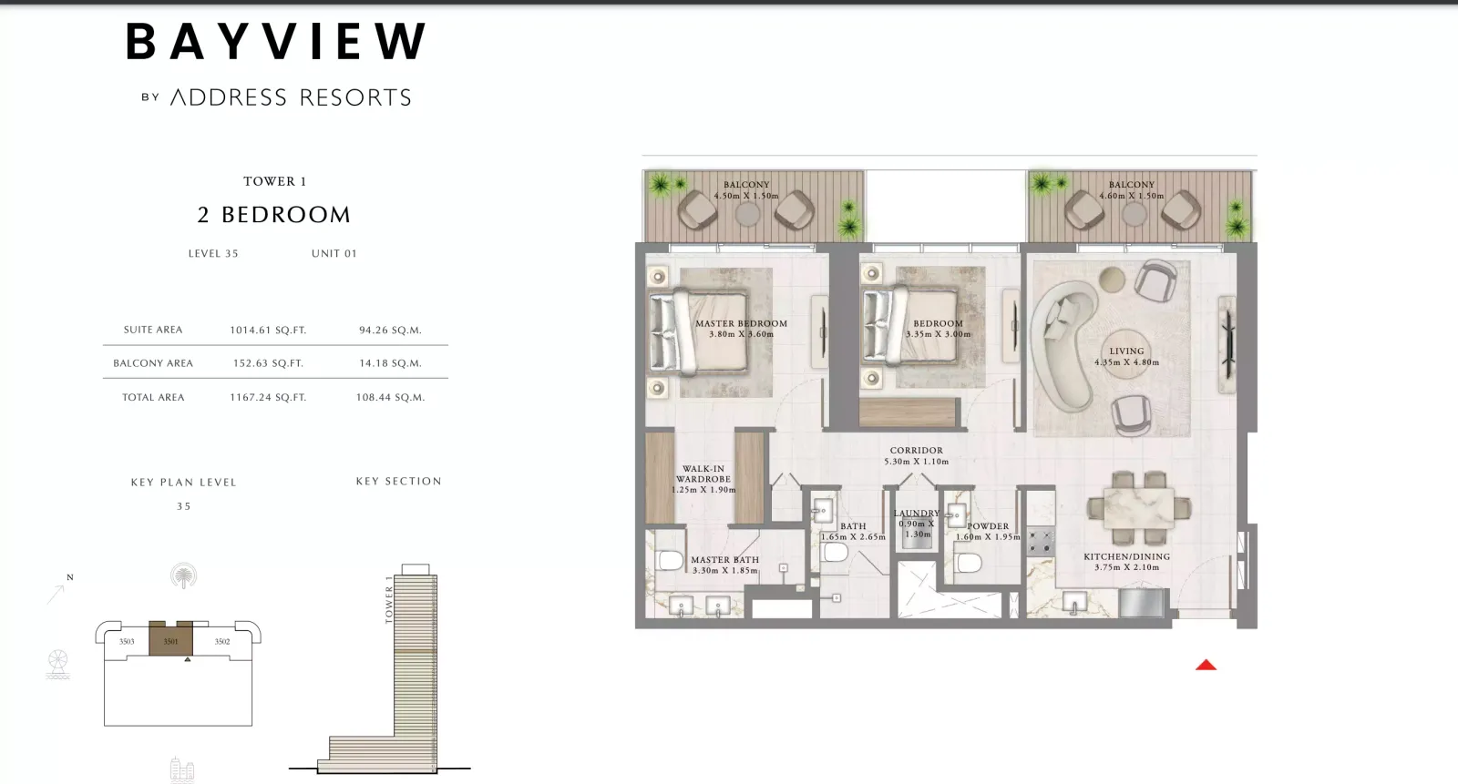 Floor plan for Type 01A