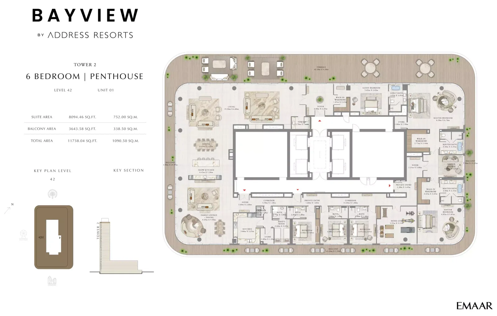 Floor plan for Type 01