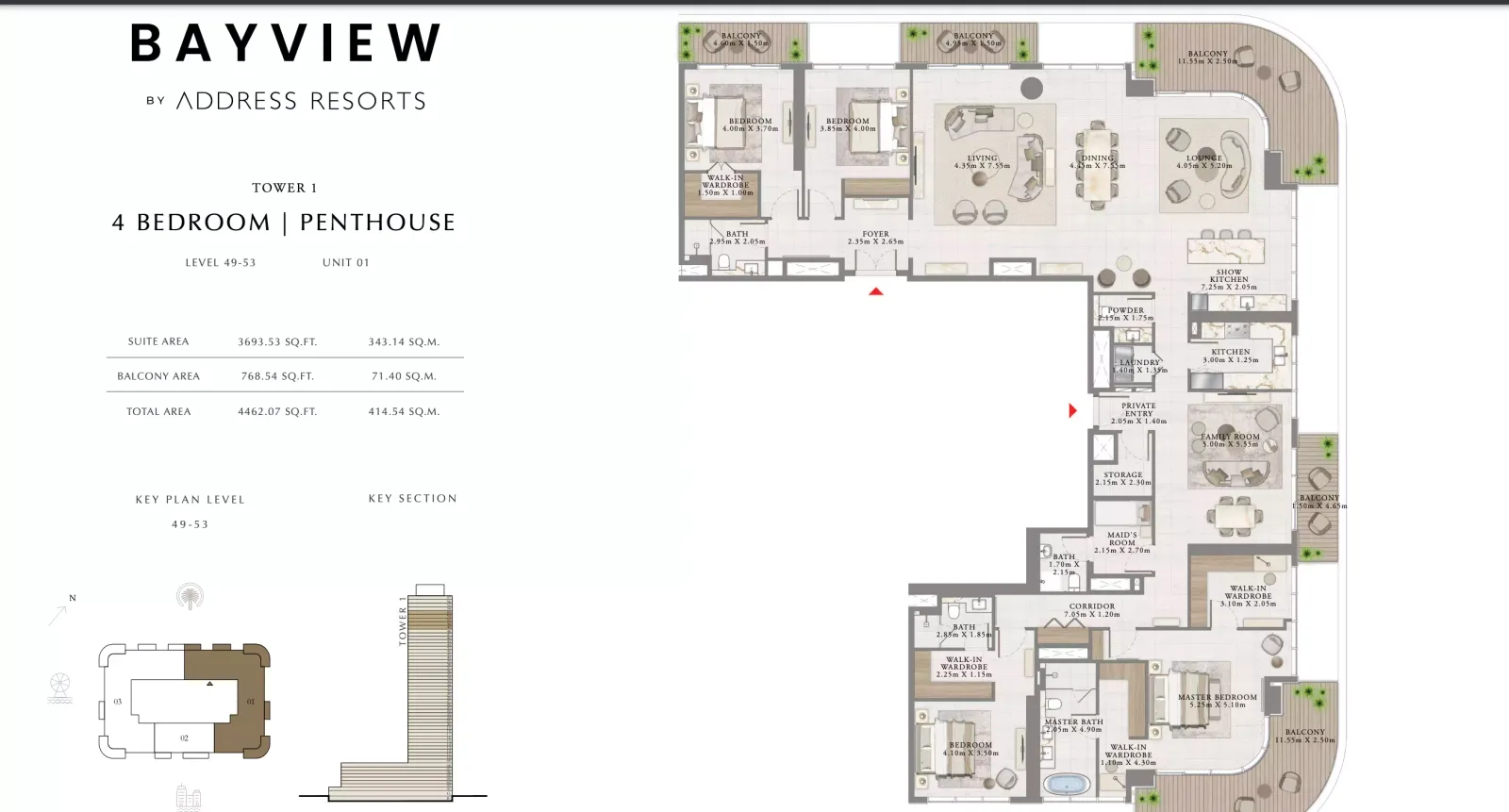Floor plan for Type 01