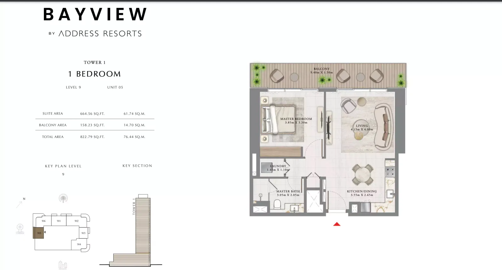 Floor plan for Type 05A