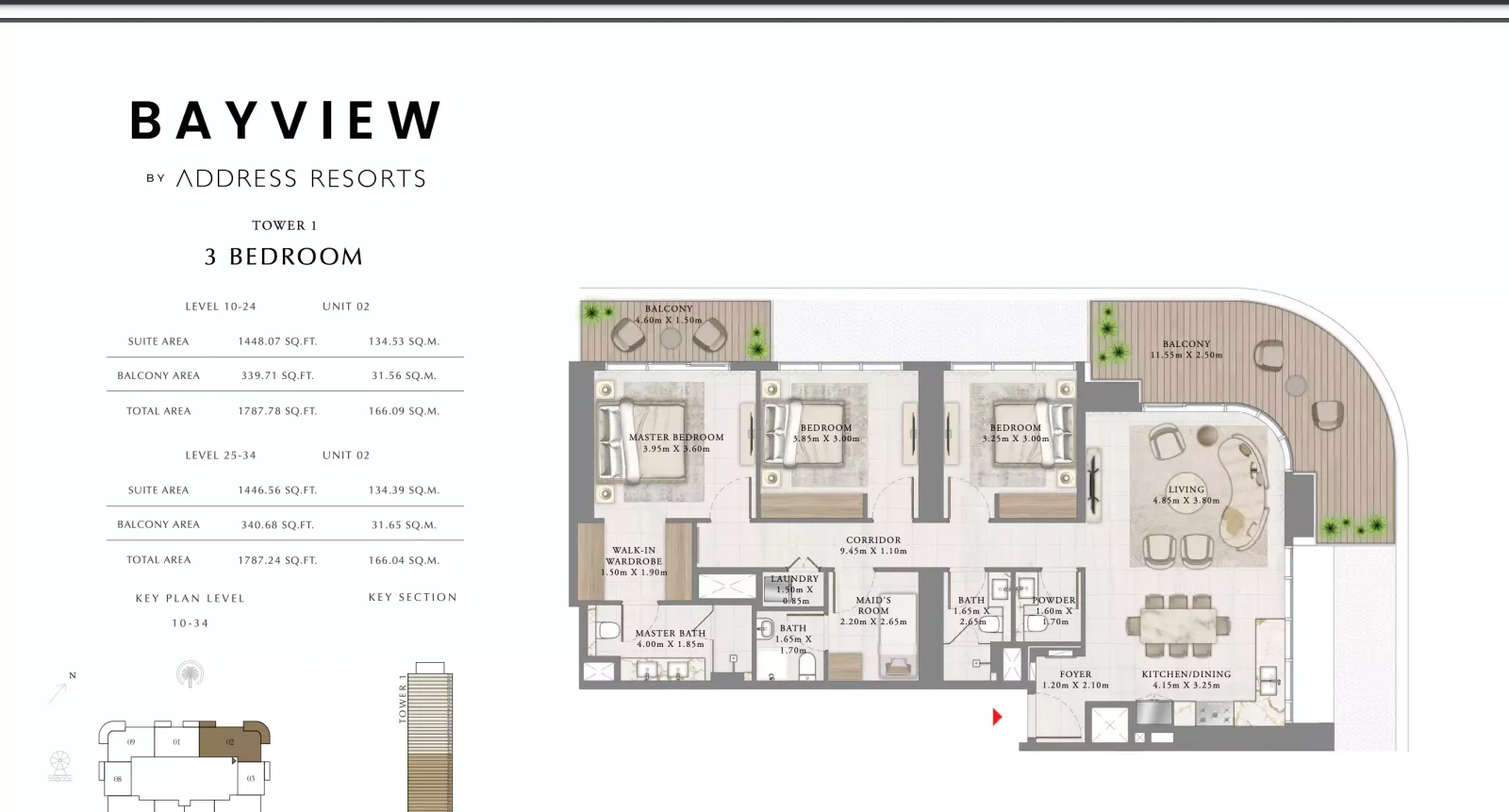 Floor plan for Type 02B