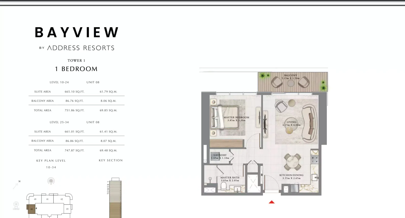 Floor plan for Type 08
