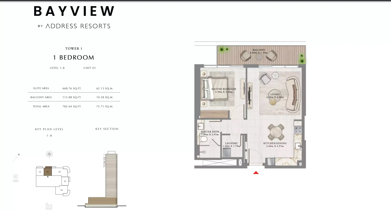 Floor plan for Type 01