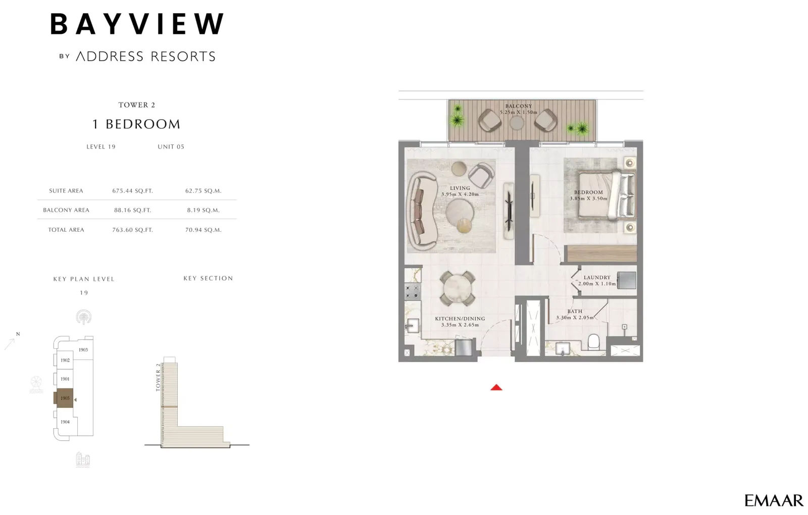 Floor plan for Type 05A