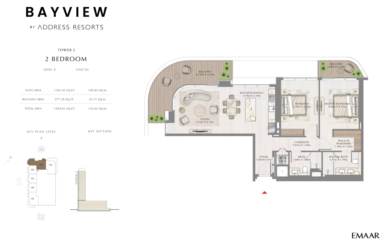 Floor plan for Type 03A