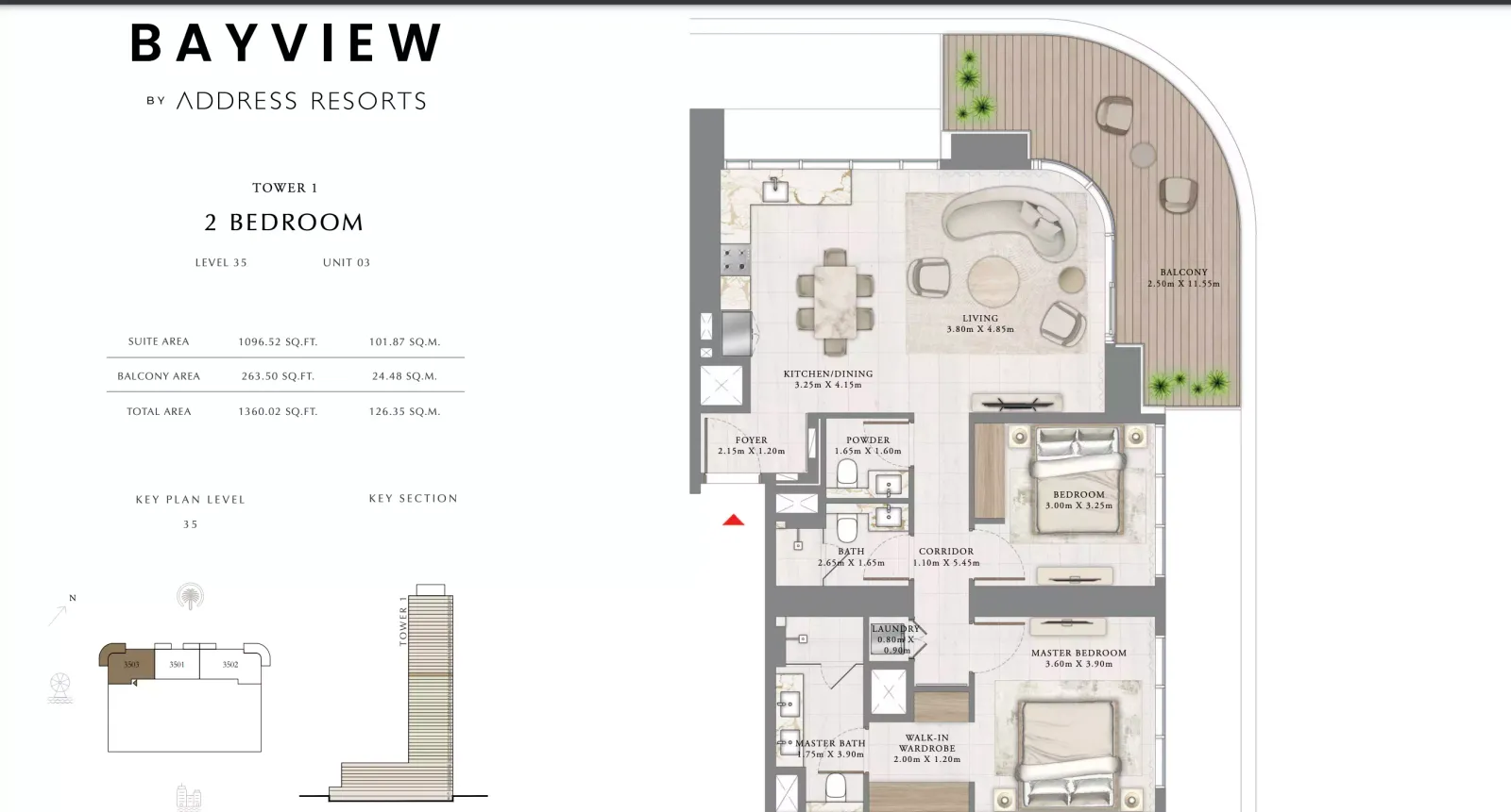 Floor plan for Type 03