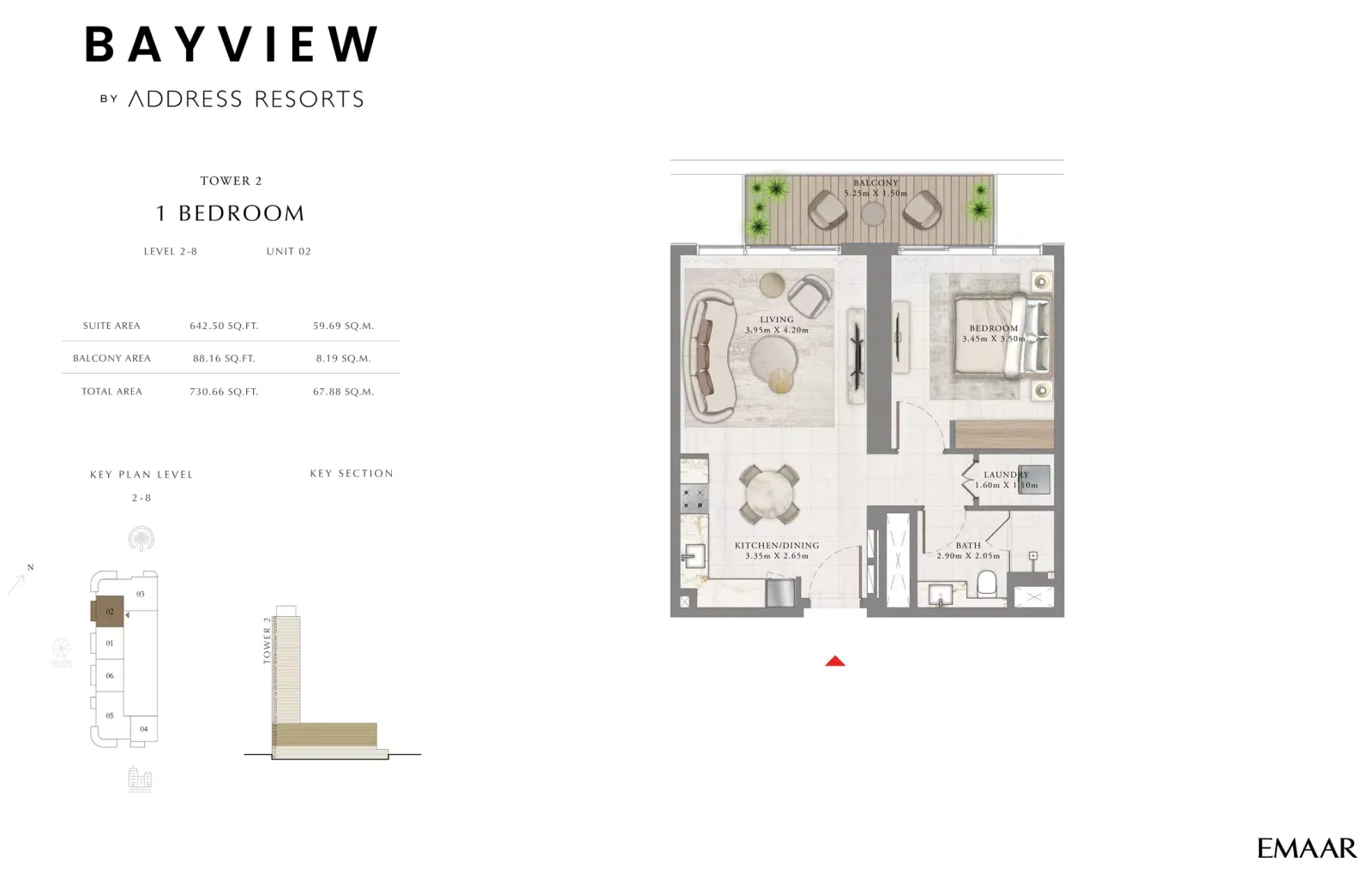 Floor plan for Type 02A
