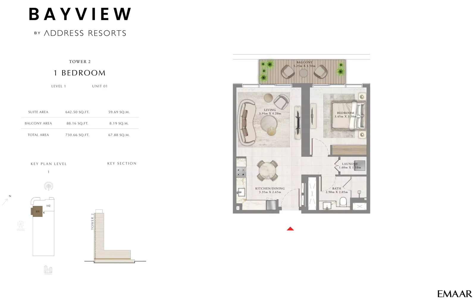 Floor plan for Type 01