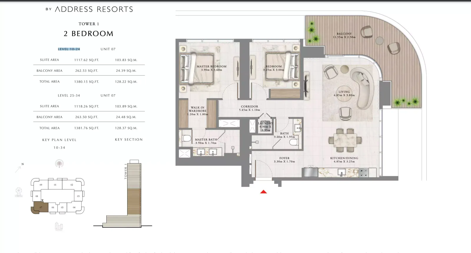 Floor plan for Type 07