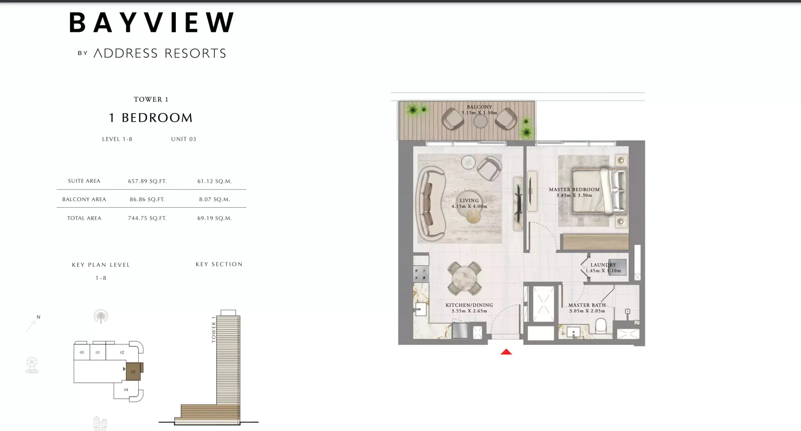 Floor plan for Type 03