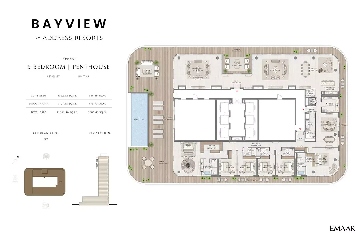 Floor plan for Type 01