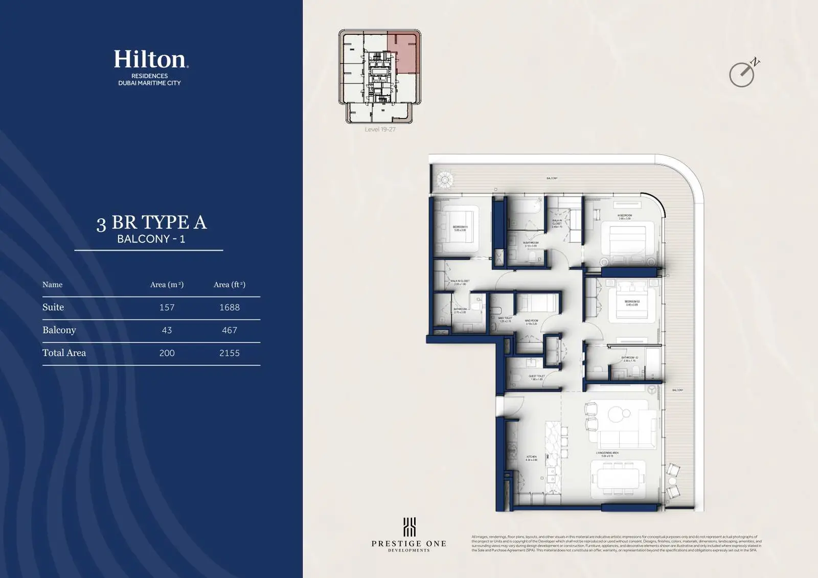 Floor plan for Type A