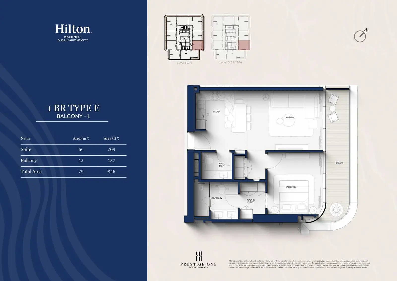 Floor plan for Type E