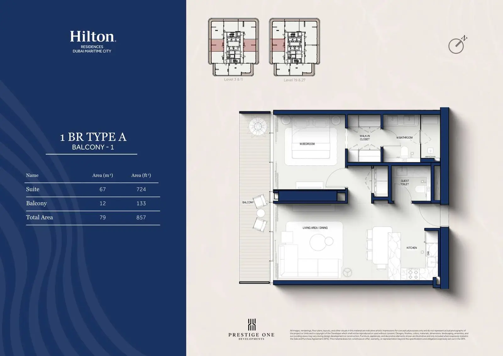 Floor plan for Type A