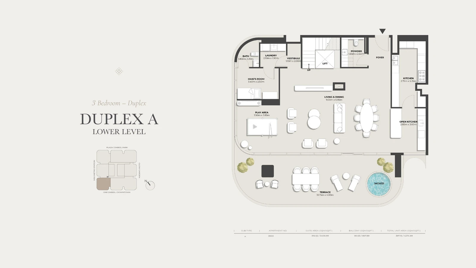Floor plan for Type A