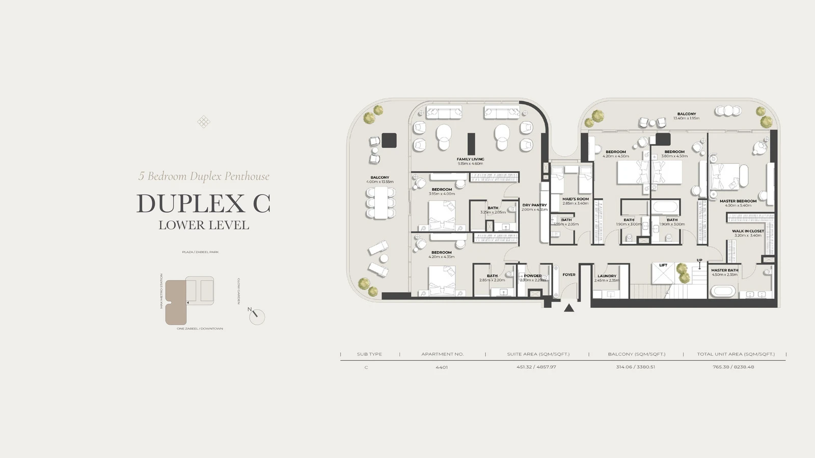 Floor plan for Type C