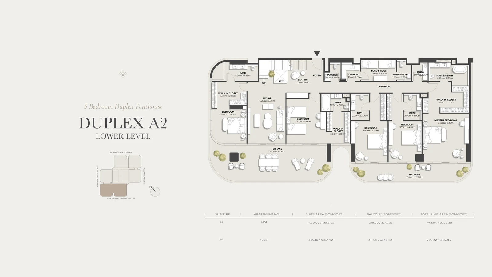 Floor plan for Type A2