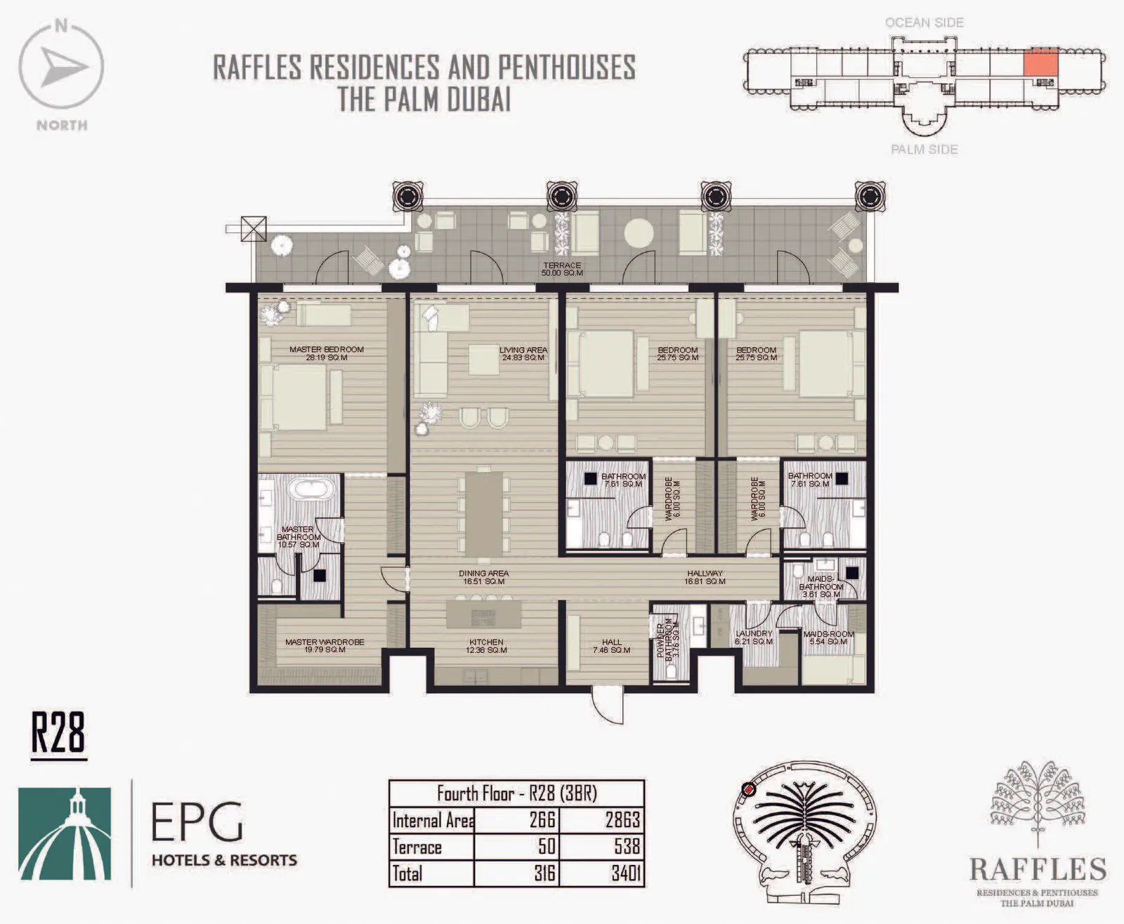 Floor plan for Type R28