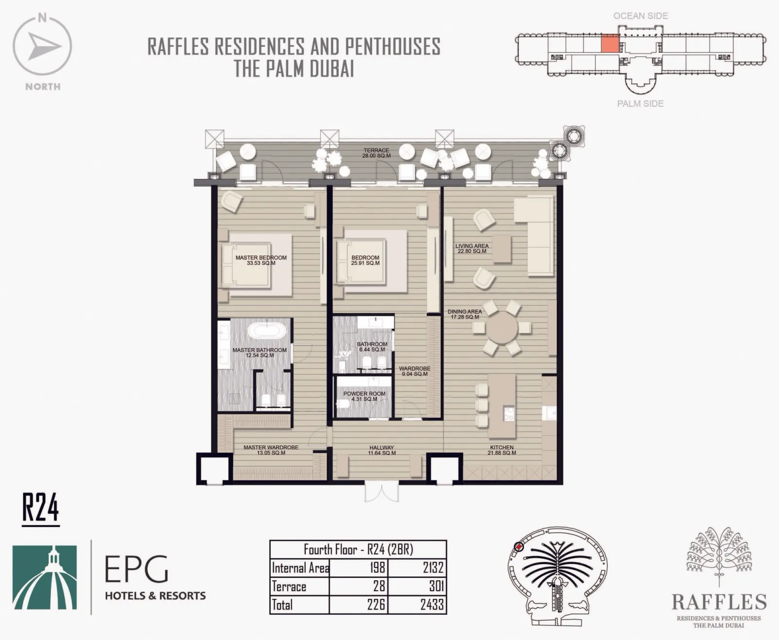 Floor plan for Type R24