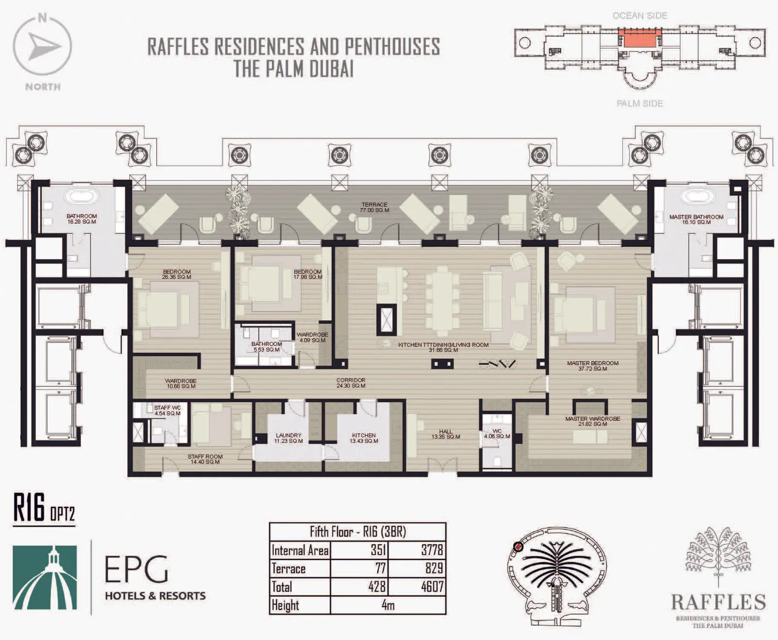 Floor plan for Type R16