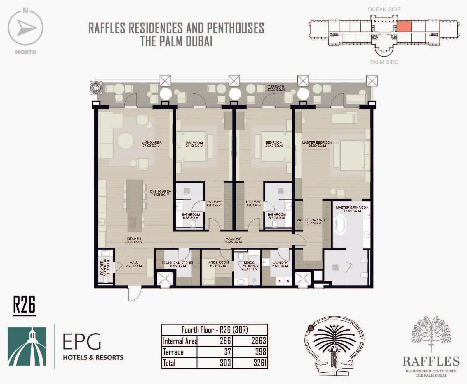 Floor plan for Type R26
